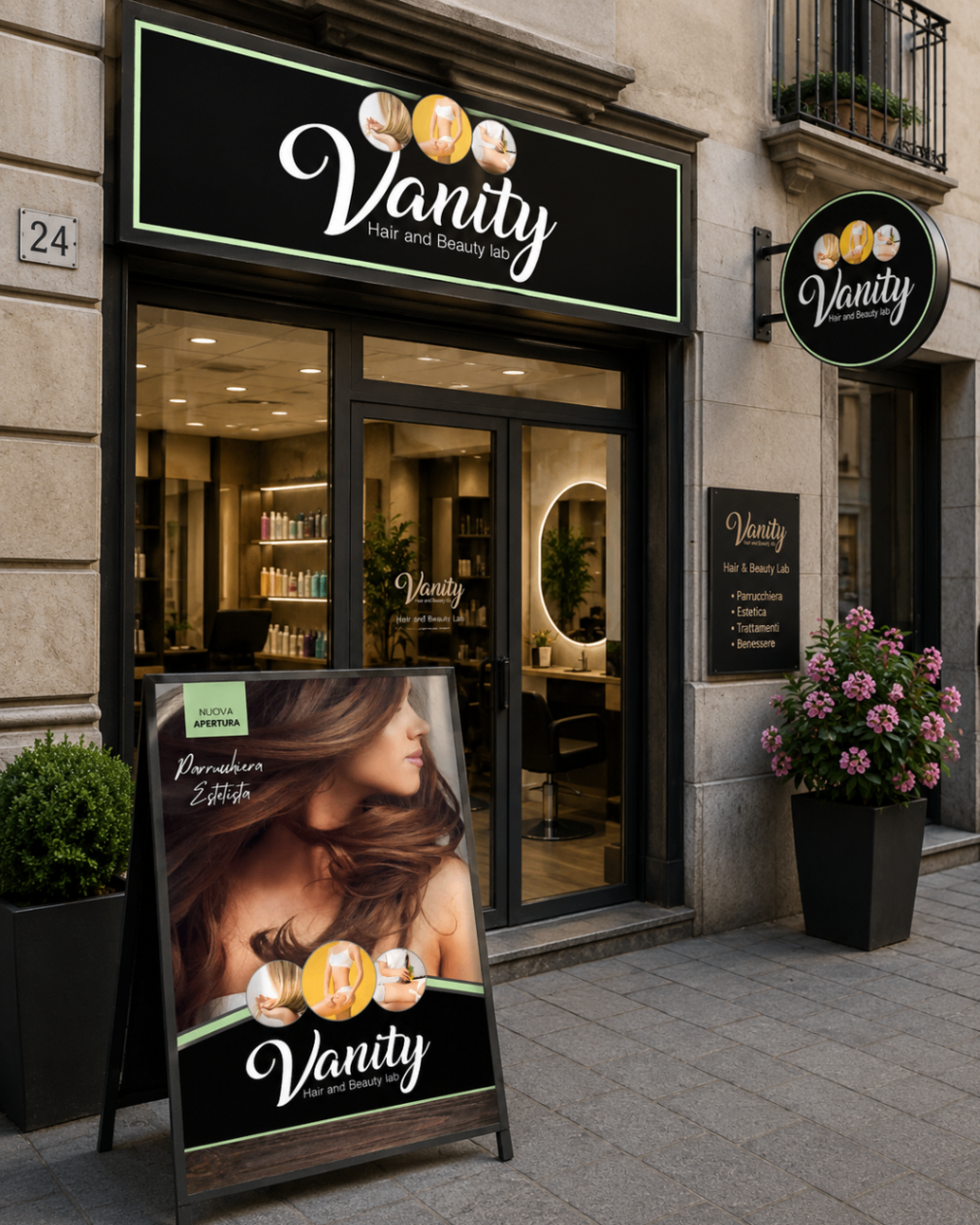 Poster Hair Saloon