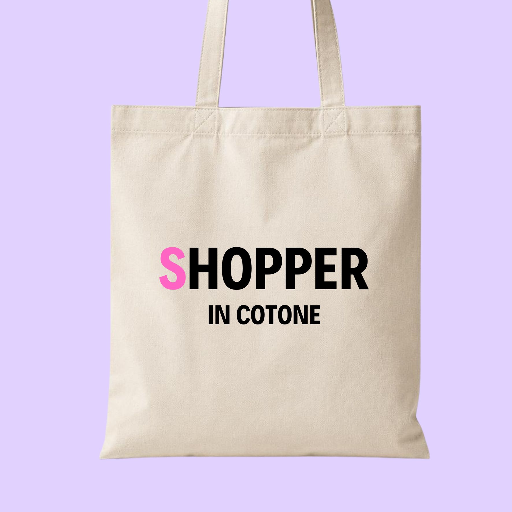 Shopper cotone
