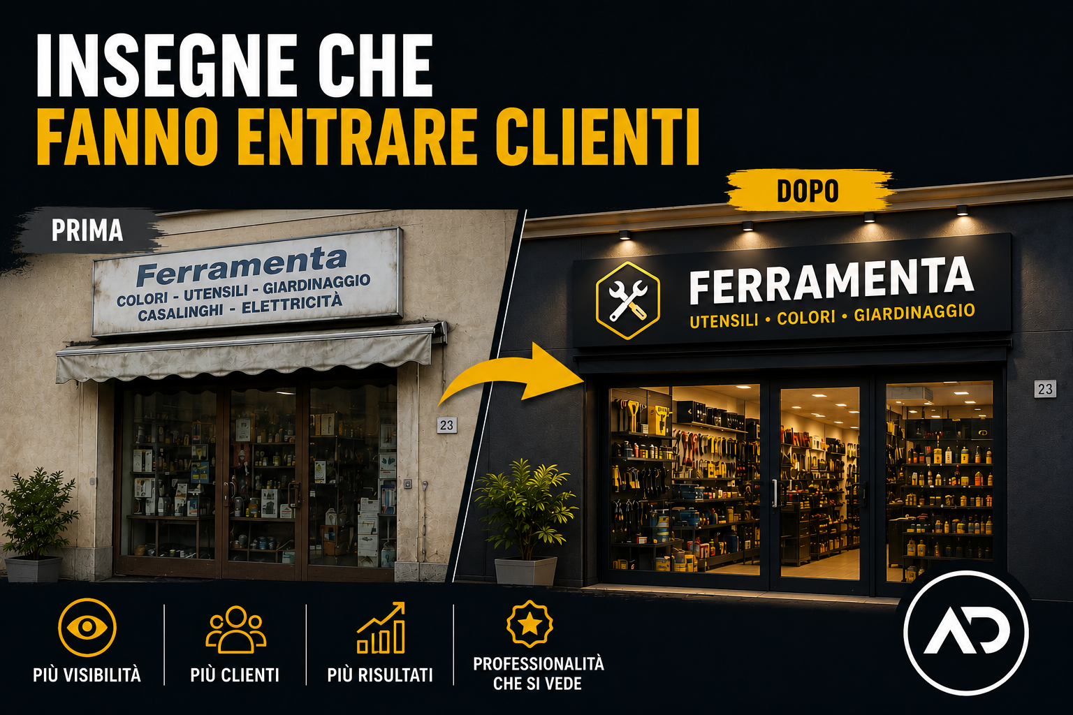 Insegne e Cartellonistica: 5 Errori che Fanno Perdere Clienti alla Tua Attività