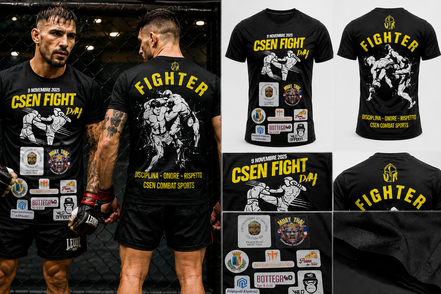Magliette evento CSEN Fight Day