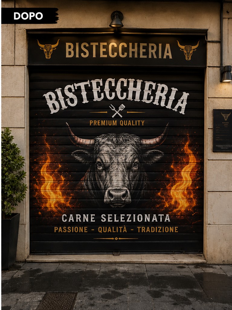 Serranda decorata Burger House