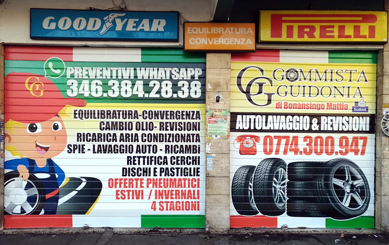 Gommista Guidonia