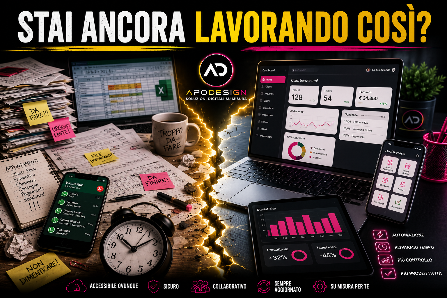 Web App Personalizzate: Come Automatizzare il Tuo Lavoro e Risparmiare Tempo