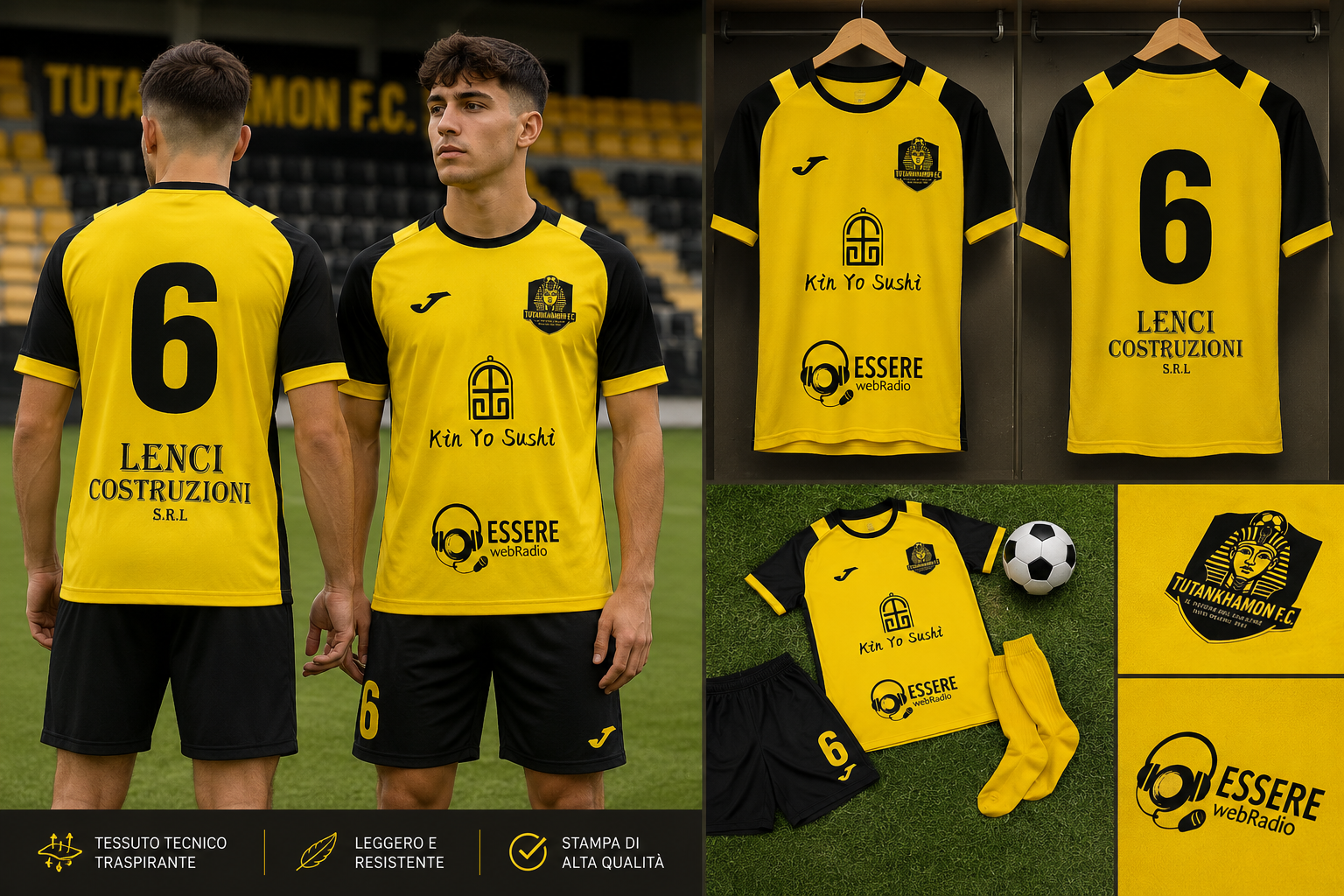 Completo calcio Tutankhamon F.C.